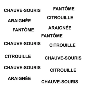 Fiche maternelle Halloween : apprendre à lire et reconnaître le mot “Chauve-souris” en s’amusant