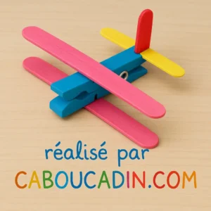 avion-avec-epingle-a-linge-et-batonnets-en-bois-1