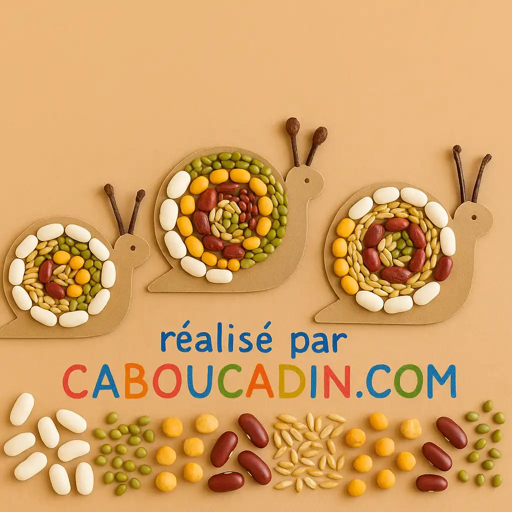 escargot realise a partir de legumes sec 2