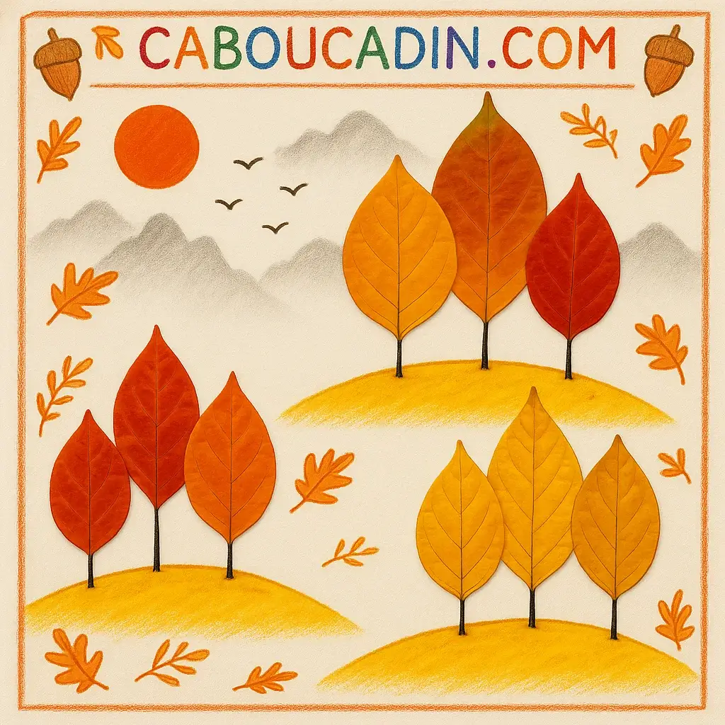 paysage automne avec feuilles mortes 1