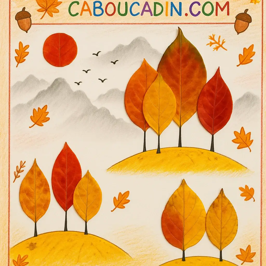 paysage automne avec feuilles mortes 3