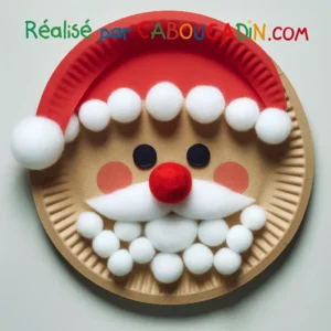 pere-noel-avec-assiette-en-carton-et boules-de-coton-1