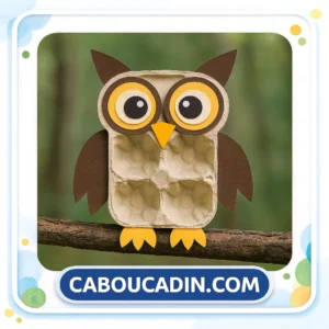 Hibou en boĂźte Ă Ćufs : bricolage facile, recyclĂ© et trop chou pour les enfants hibou-avec-boite-en-carton-oeuf-2_2_11zon