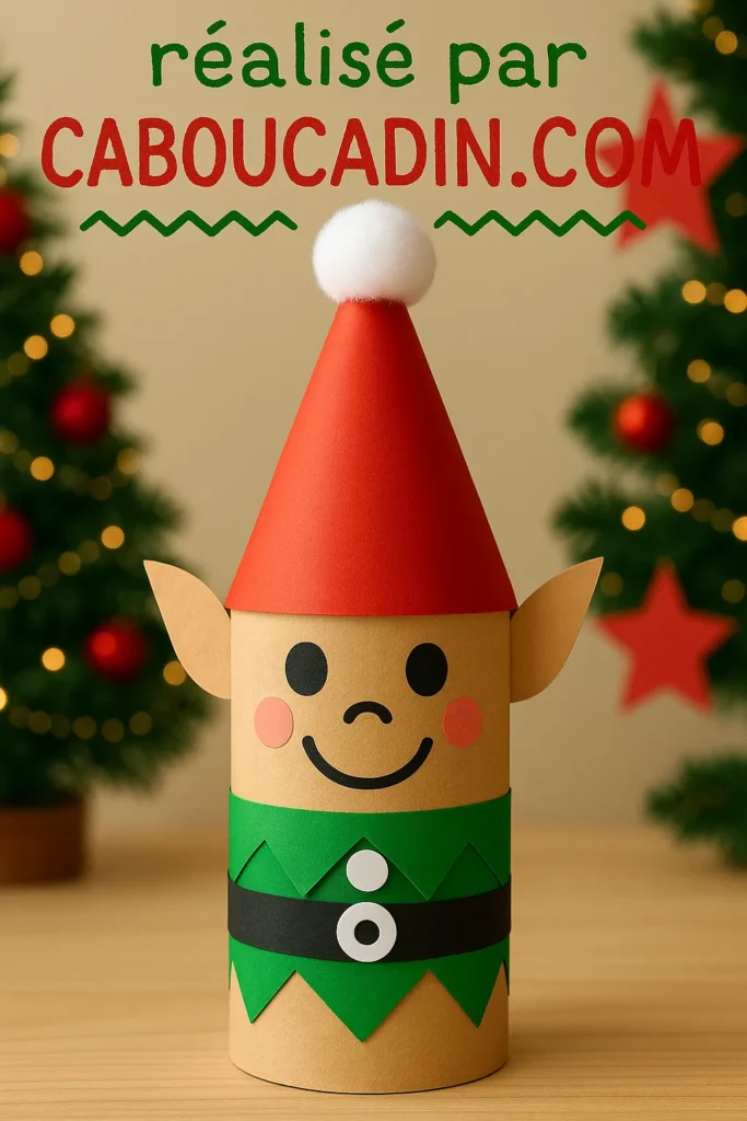 lutin de noel avec rouleau en carton 2