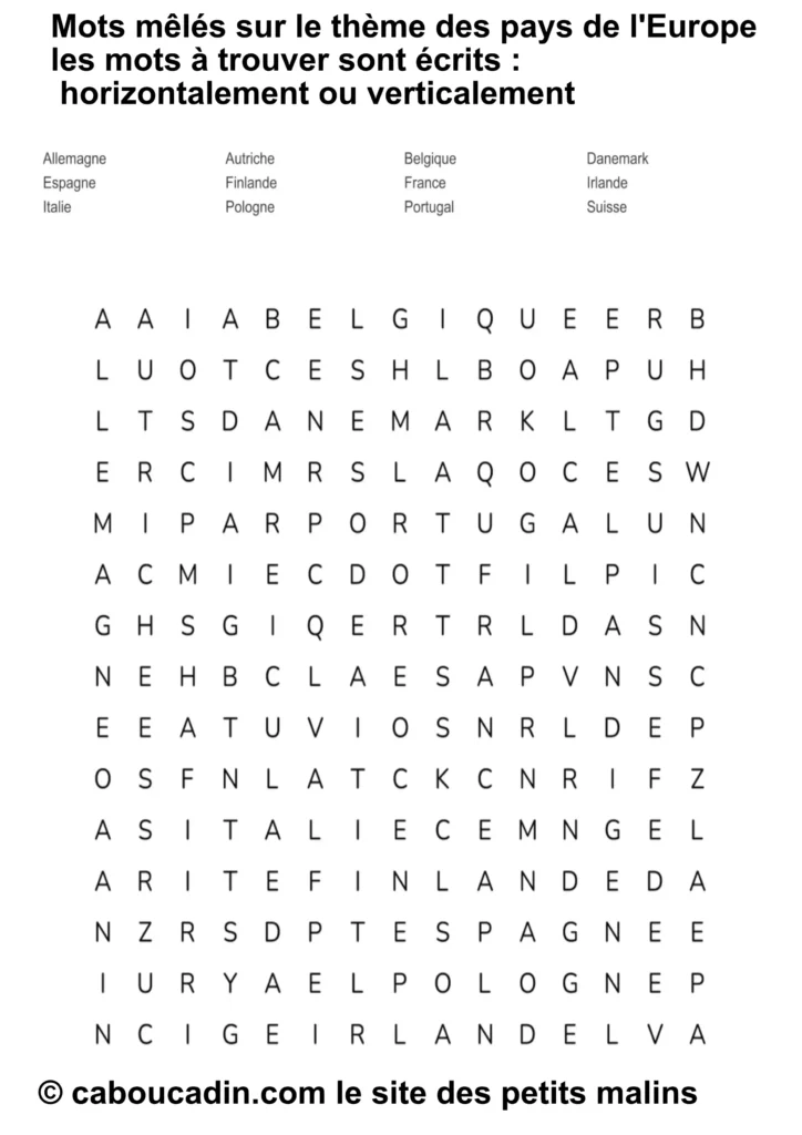 mot meles pays de europe 8