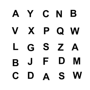 Fiche maternelle lettres : compter les différentes lettres  en s’amusant