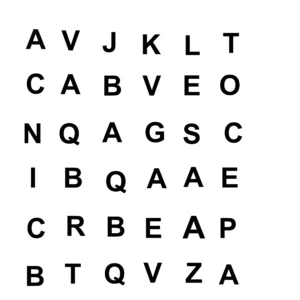 Fiche maternelle alphabet : reconnaître et entourer les lettres