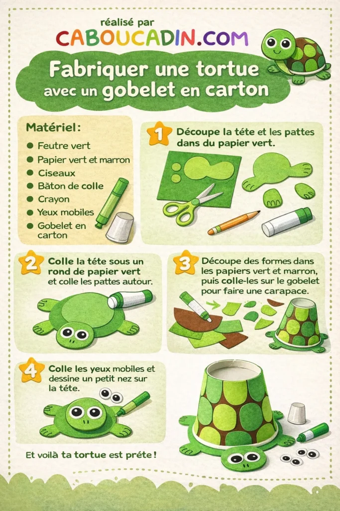 illustration tuto tortue avec gobelet en carton 1 11zon