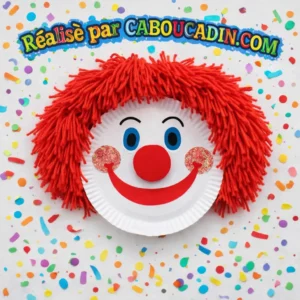 clown-carnaval-avec-assiette-en-carton