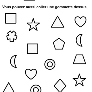 Fiches Activité maternelle formes géométriques