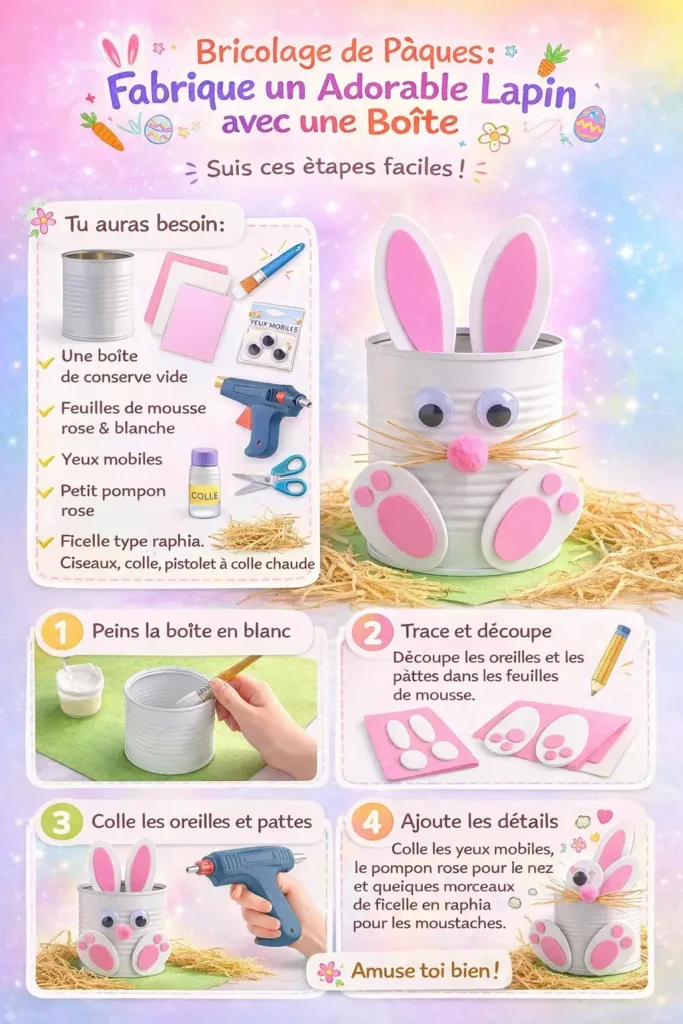 illustration tuto lapin paques avec conserve peinte 2 11zon