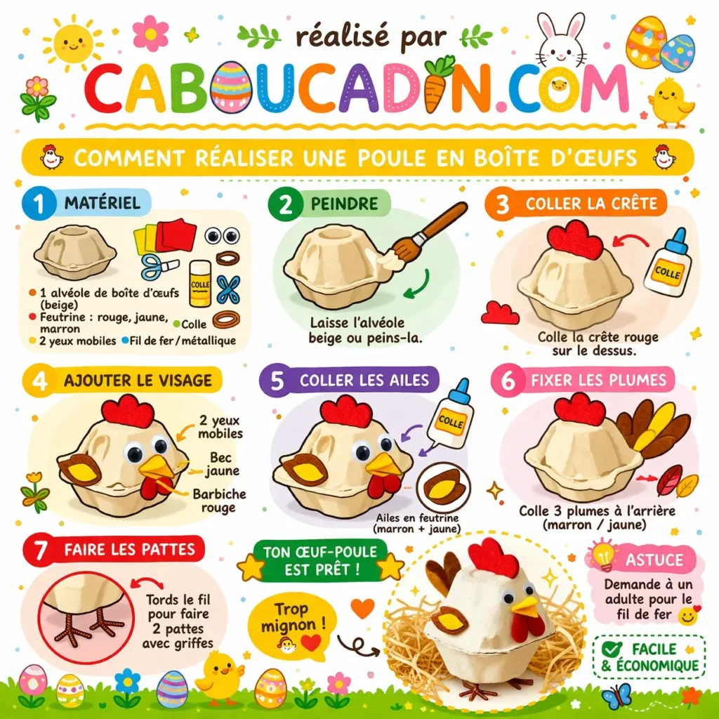 illustration tuto poule paques avec boite oeufs en carton 1 11zon