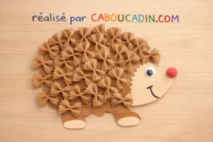 herisson-avec pâtes-alimentaire-farfelle_1