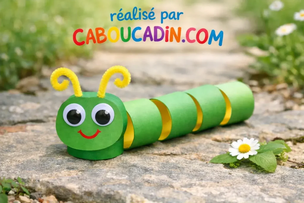 chenille avec du papier de couleur
