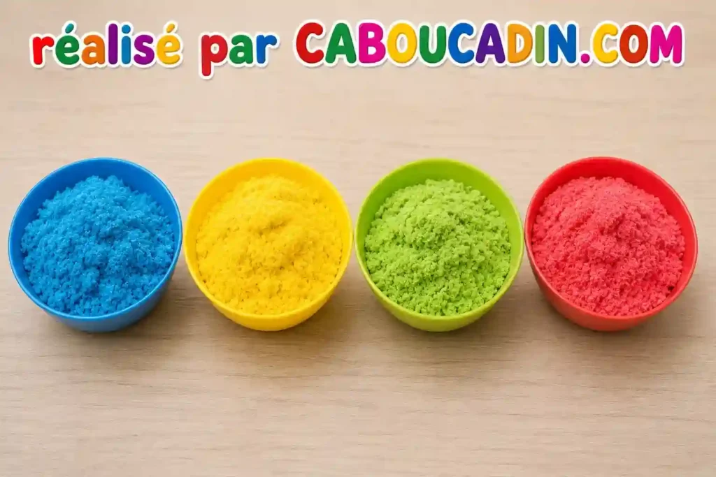 fabriquer sable colore facile