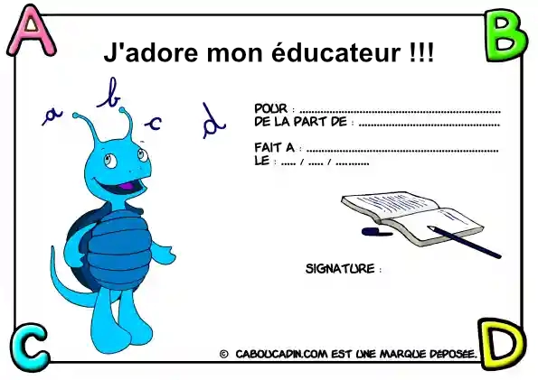 diplomme adore educateur