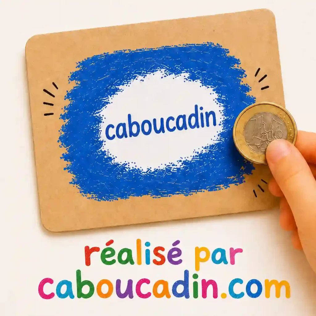 fabriquer carte a gratter magique