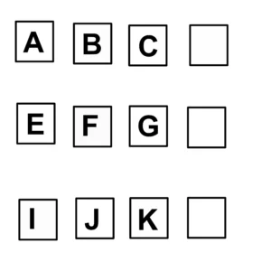 Fiche maternelle : Compléter la suite de l'alphabet Fiche maternelle : Compléter la suite de l'alphabet