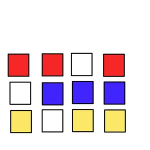 Fiche maternelle : Colorier la case vide de la même couleur Fiche maternelle : Colorier la case vide de la même couleur