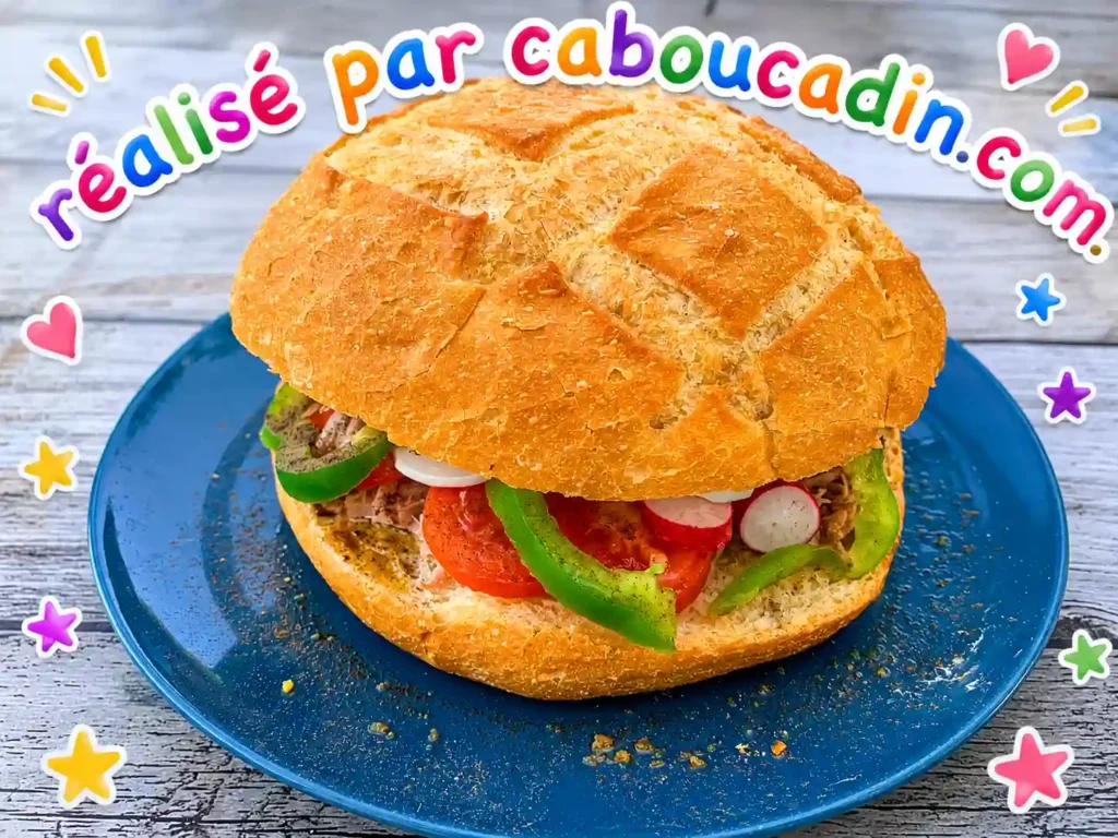 Recette du pan bagnat niçois à préparer avec les enfants recette pan bagnat nicois 2