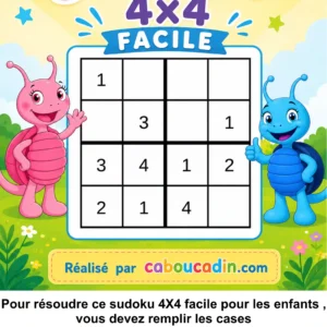 Le sudoku pour les enfants : une première approche simple et ludique