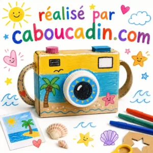 Fabriquer un faux appareil photo en carton pour vos enfants appareil-photo-en-carton