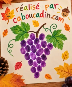 Fabriquer une grappe de raisin avec des empreintes de doigts grappe-raisin-avec-empreintes-de-doigts